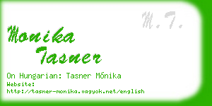 monika tasner business card